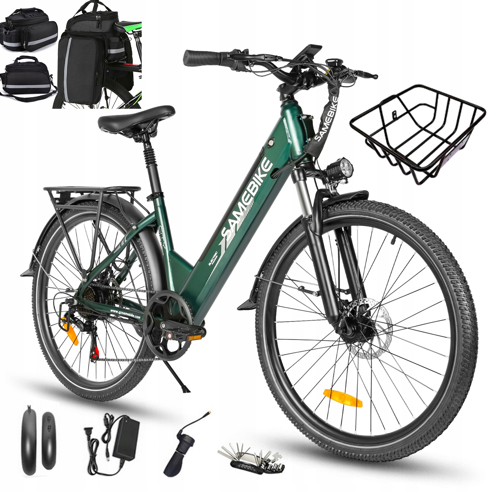 Samebike RS-A01 Pro Elektrokolo 500W 35KM/H 90KM 15Ah 26*2,1" 2025 Novinka
