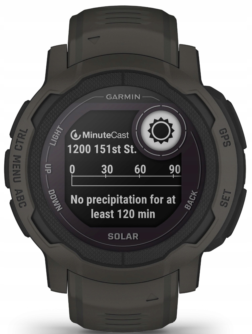 Smartwatch zegarek Garmin Instinct 2 Solar GPS BT 10 ATM Grafitowy Marka Garmin