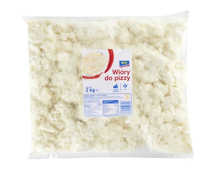 Levně aro Pizza štěpky, produkt výrobek podobný sýrům, 2 kg