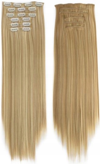 

Clip In Doczepiane Włosy 60CM Jak Naturalne