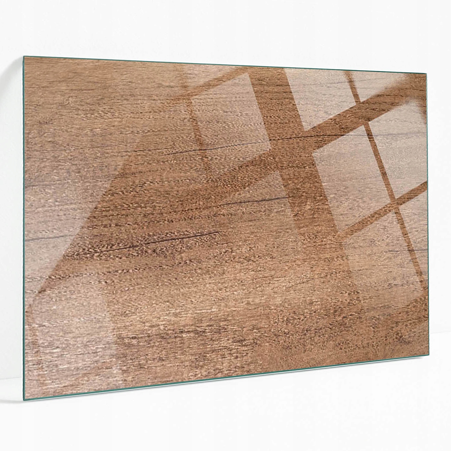 Dekorativní skleněná deska na stůl s grafikou Přírodní vzor dřeva 100 x 70 cm