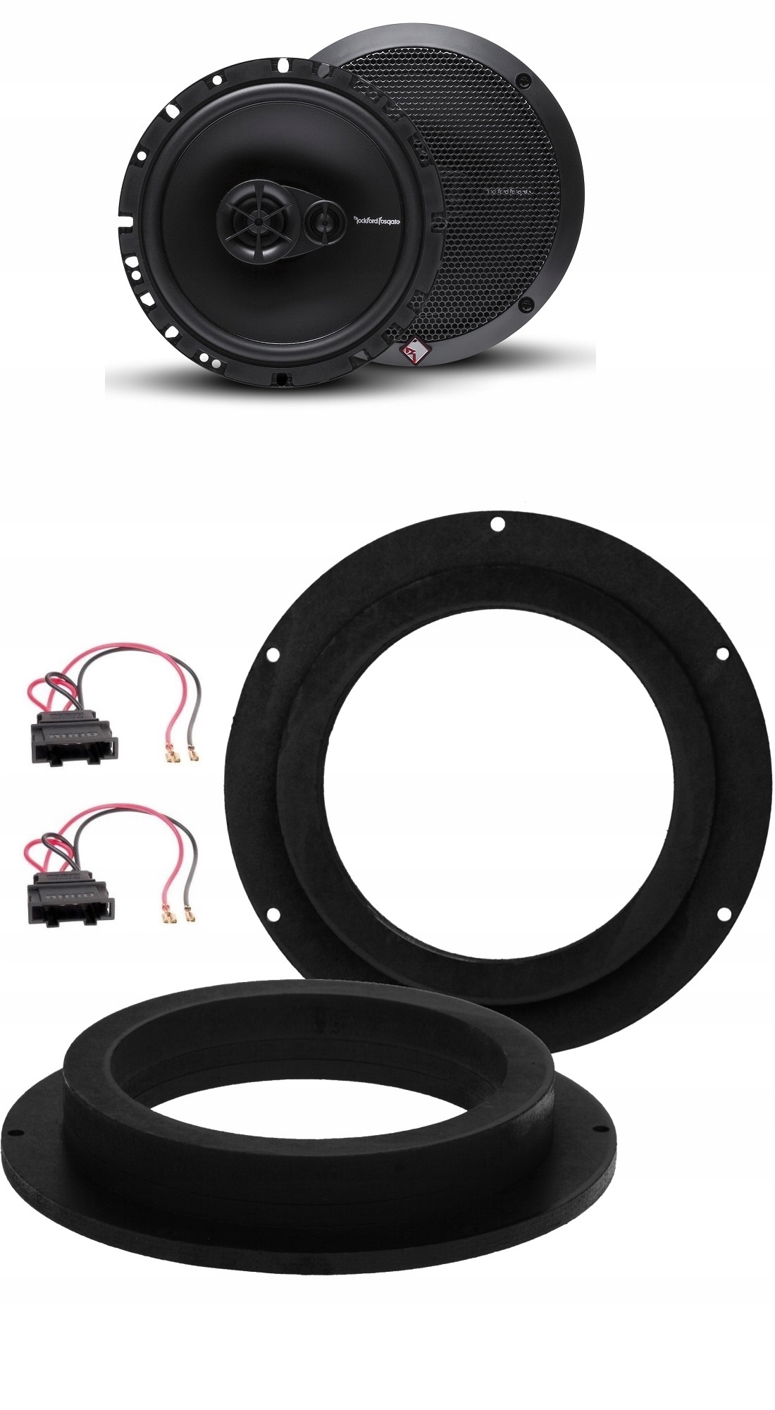 Automobilové reproduktory 165 mm Rockford Fosgate R165x3 Vw Golf 5 Amorok Polo
