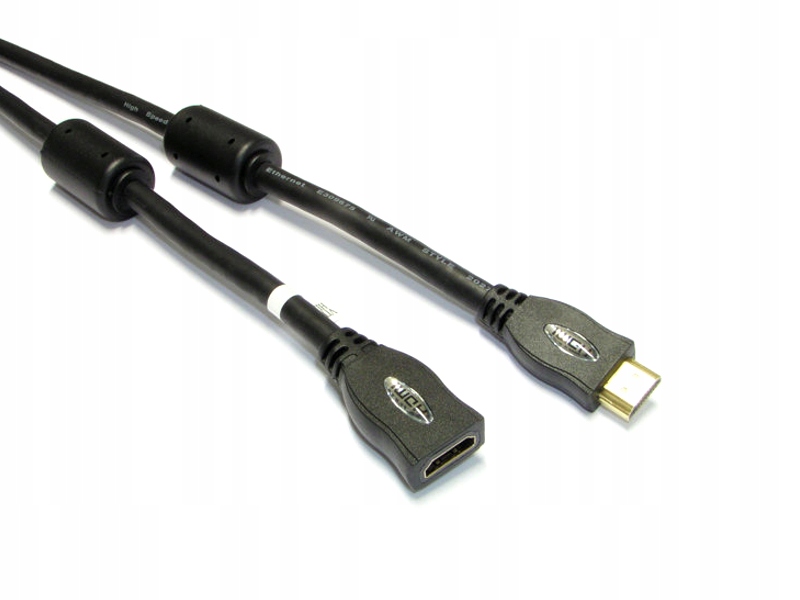

Przedłużacz wtyk Hdmi - gniazdo Hdmi 1,5m