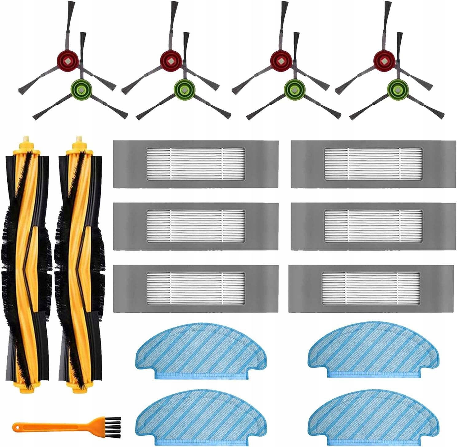 Akcesoria pro Yeedi Vac Max Hybrid Station, sada součástí kartáče, filtry, mop