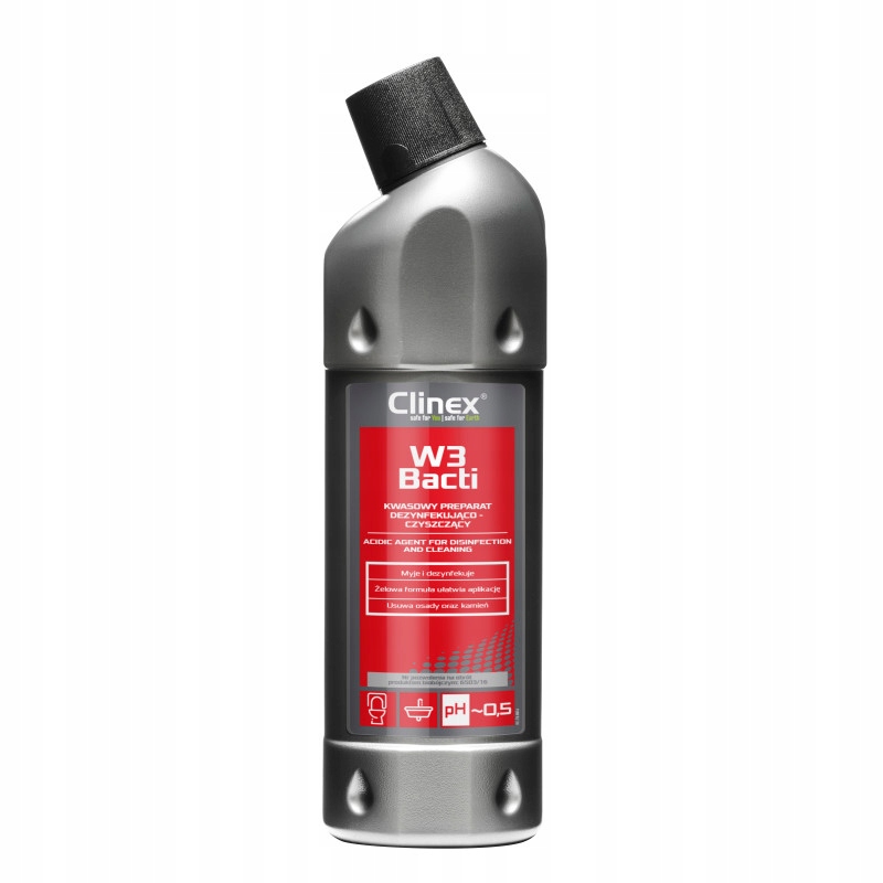 

Clinex W3 Bacti Dezynfekujący żel do mycia Wc 1l