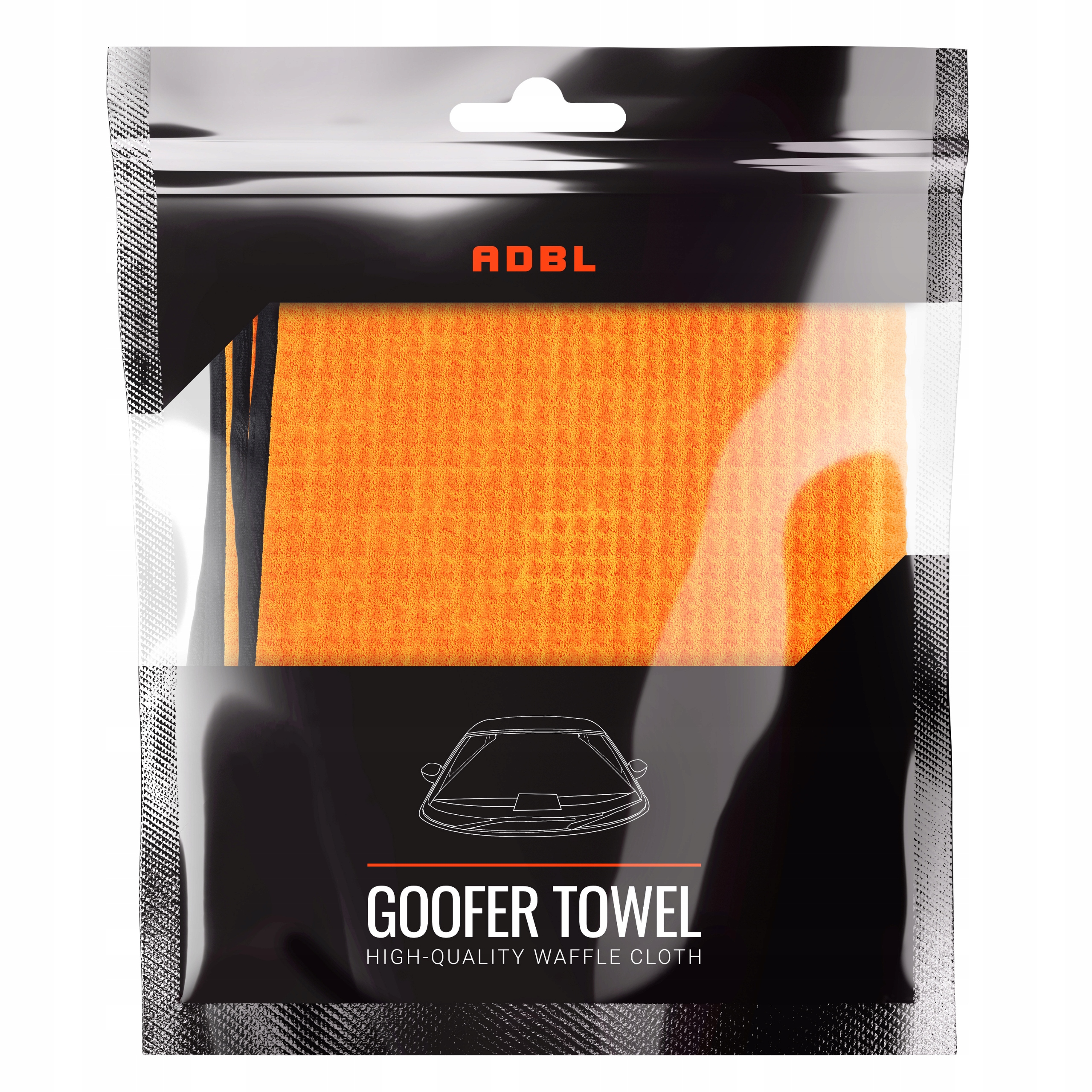 Adbl Goofer Towel Ręcznik Waflowy Do Mycia Szyb I Szkła Bez Smug 35x35 cm