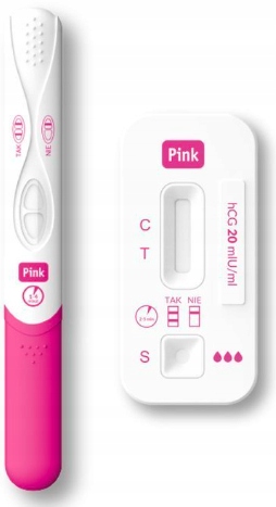 PINK DUO test ciążowy płytkowy i strumieniowy 2szt Producent wyrobu medycznego Hydrex Diagnostics