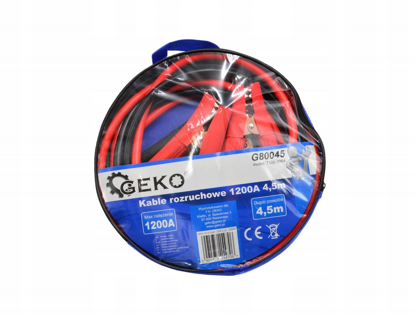 Аккумулятор Geko 1200 A 4,5 m + чехол