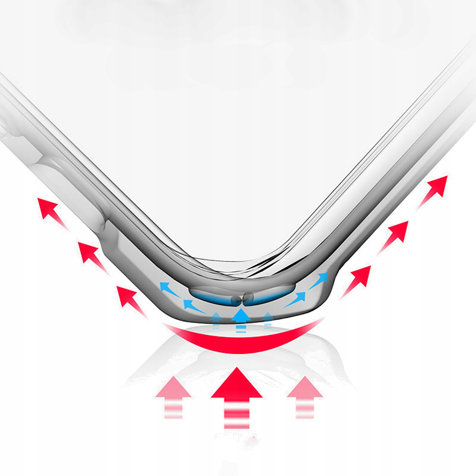 Etui Case do iPhone XR Ekstremalna OCHRONA Kolor bezbarwny