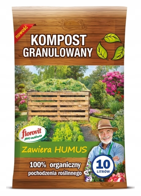 Florovit pro natura kompost granulowany 10L Inco