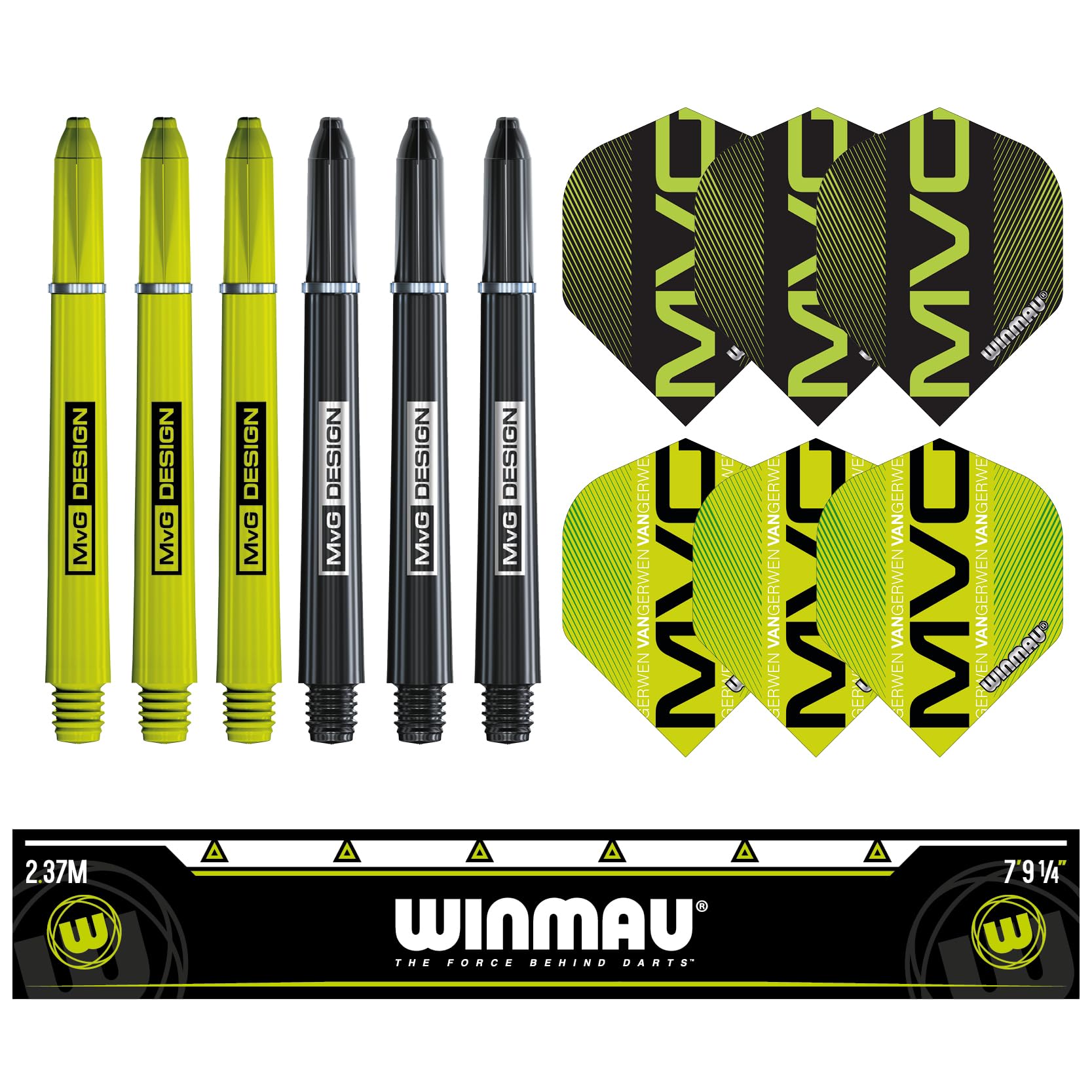 WINMAU Michael Van Gerwen Zestaw Szafka Tarcza Rzutki Akcesoria — miniatura 6