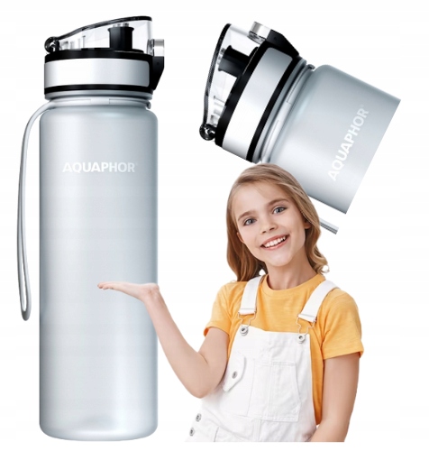 Butelka filtrująca do wody Aquaphor 0,5l biała 1 filtr solidna