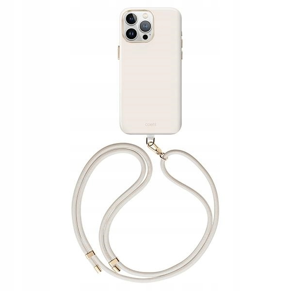 Uniq Coehl Creme MagSafe Crossbody pouzdro kryt poutko pro iPhone 15 Pro