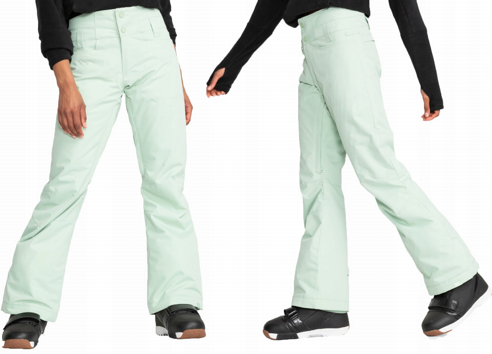 Roxy Spodnie Zimowe Damskie Snowboardowe Narciarskie Ocieplane Wodoodporne