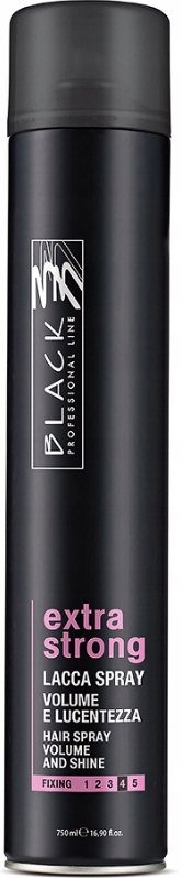 LAKIER DO WŁOSÓW BLACK 750 ml mocny EXTRA STRONG