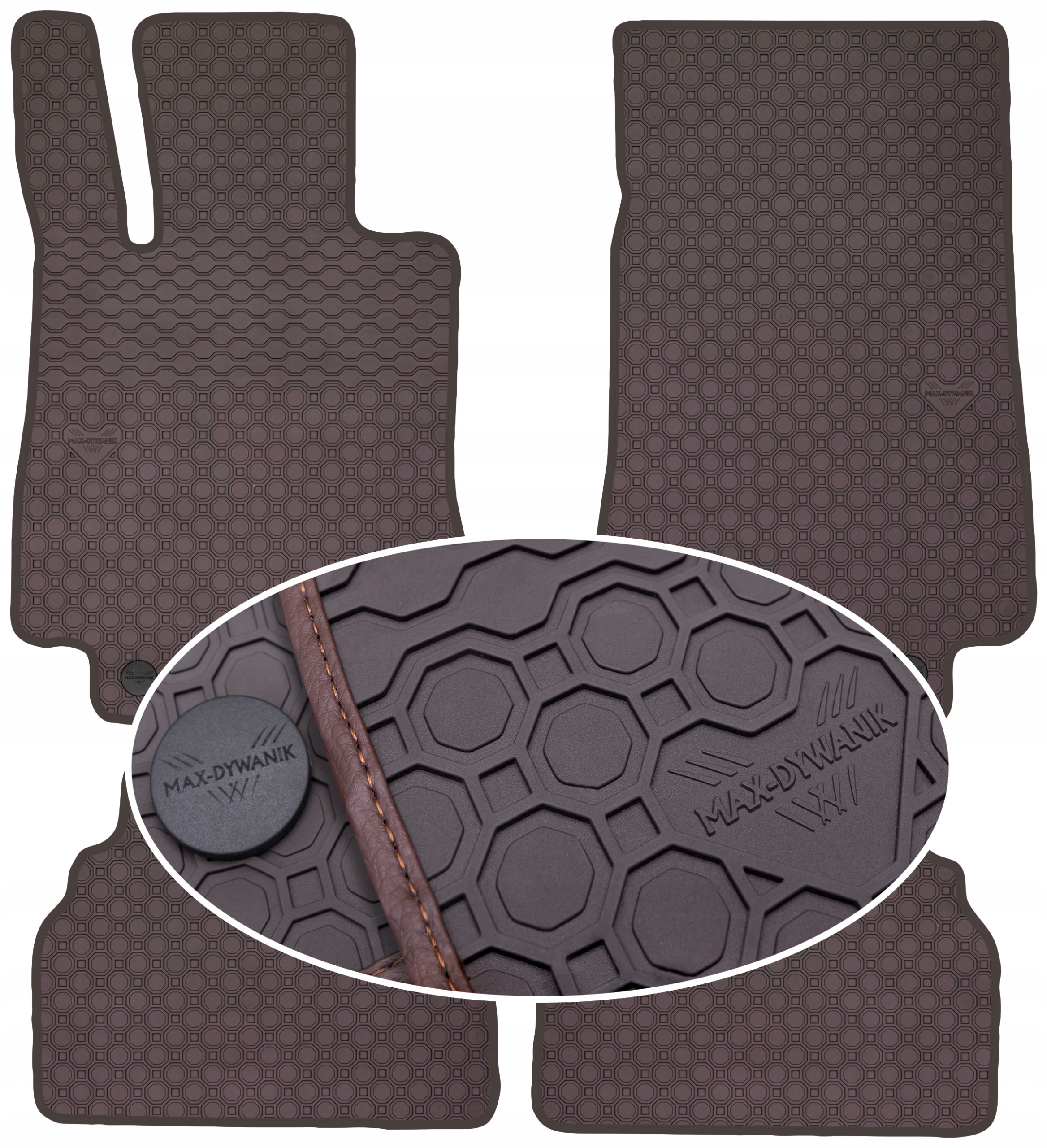 Mercedes E-Klasa W213 2016 Koberce Hnedé