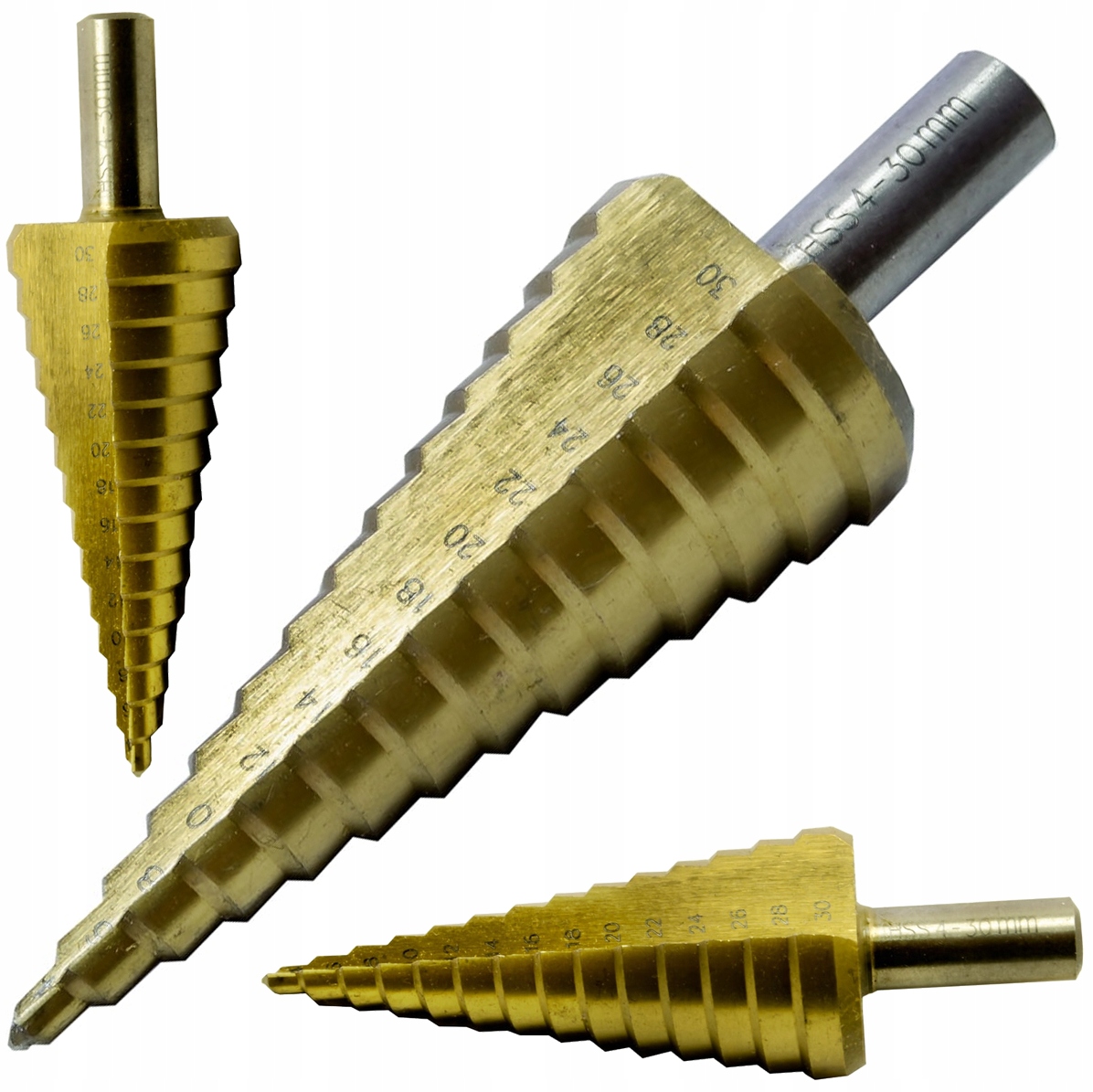 

Wiertło Stożkowe Stopniowe Hs Tytan 4-30mm Wiertła