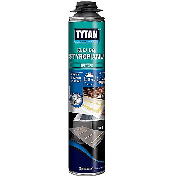 

Piana klej do styropianu Eps Xps Tytan 750ml