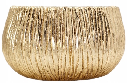 OSŁONKA ZŁOTA DONICZKA DONICA 23 x 14 cm G1431