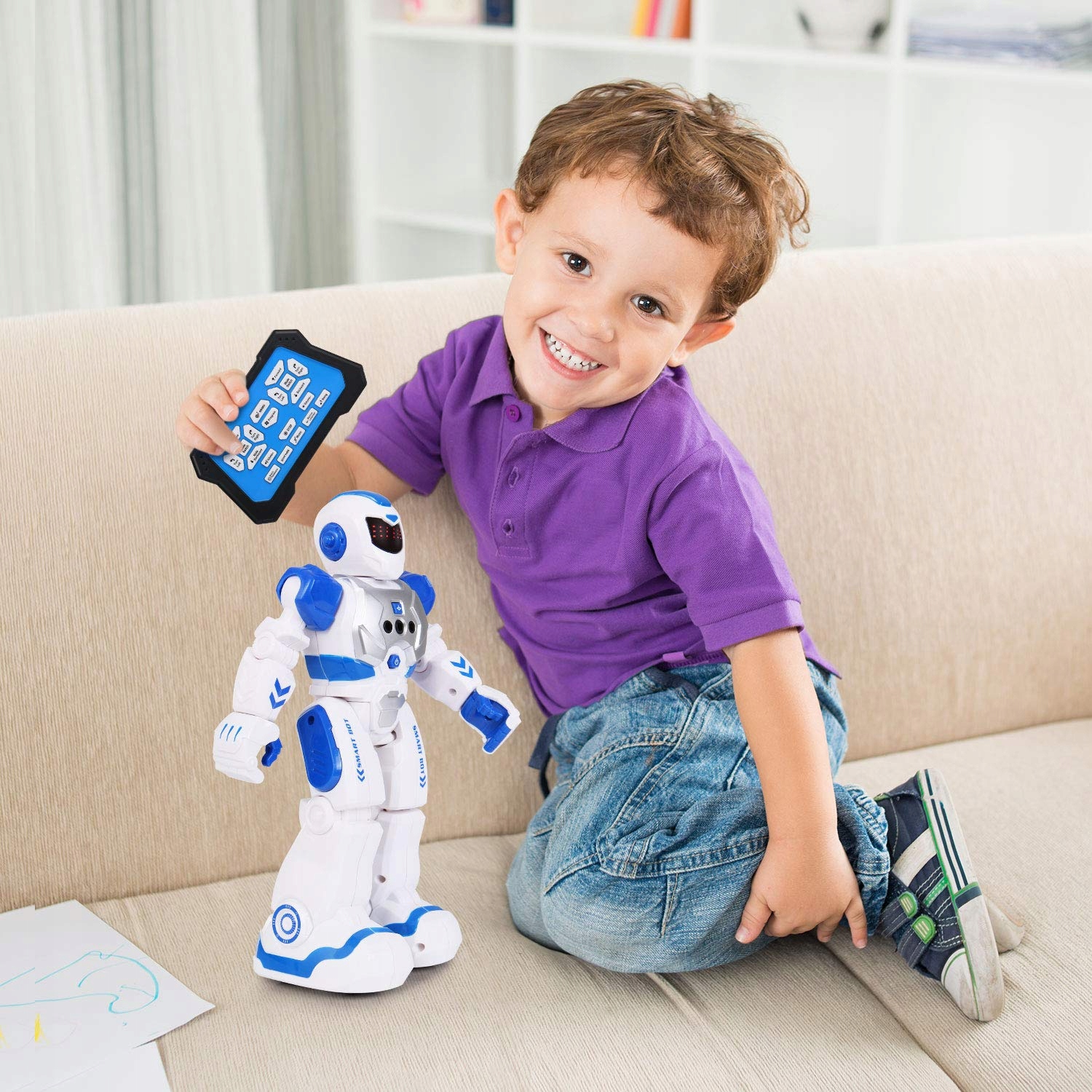 ROBOT ZDALNIE STEROWANY PROGRAMOWANY INTERAKTYWNY Rodzaj do programowania i kodowania