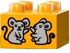 

Ls Nowe Lego Duplo Tematyczny 2x2 Myszki Animal