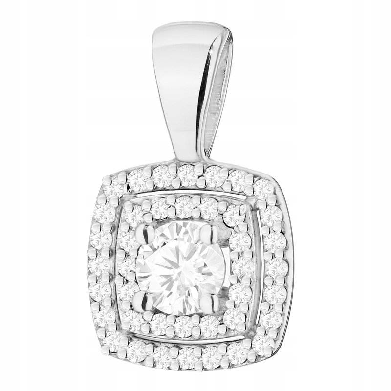 Zlatý Přívěsek Dámský pr. 585 14k Klasický laboratorní diamant 0,50ct