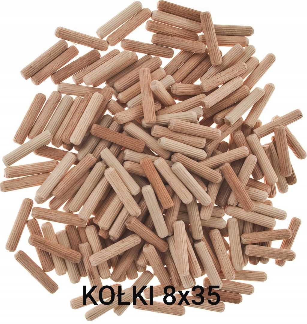 

Kołek do połączeń drewniane meblowe 8x35 1kg750szt