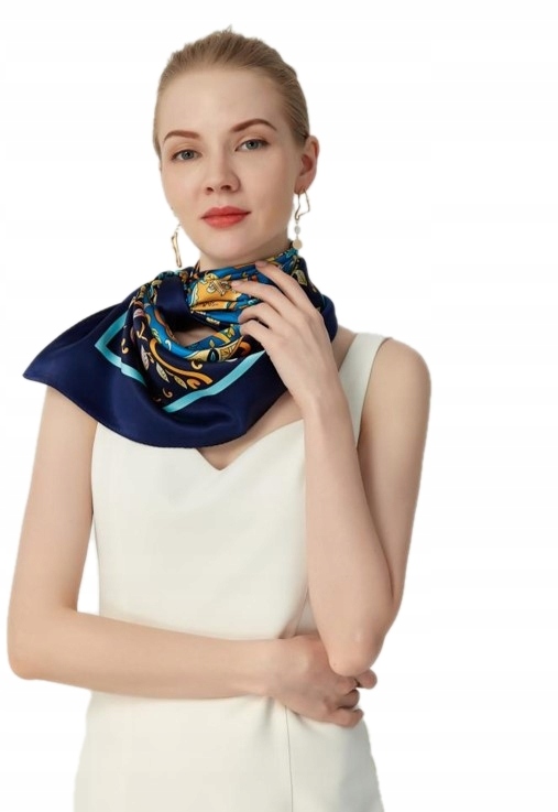 APASZKA JEDWABNA CHUSTA JEDWAB NATURALNY MORWOWY 100% JAKOŚĆ PREMIUM HQ Kolekcja La Farfalla Scarves