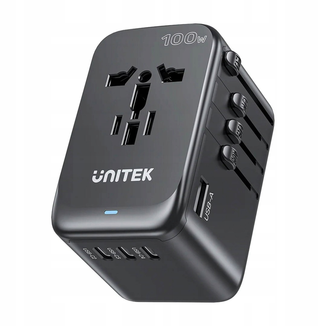 Unitek Ładowarka podróżna Eu/us/uk/aus Pd 100 W