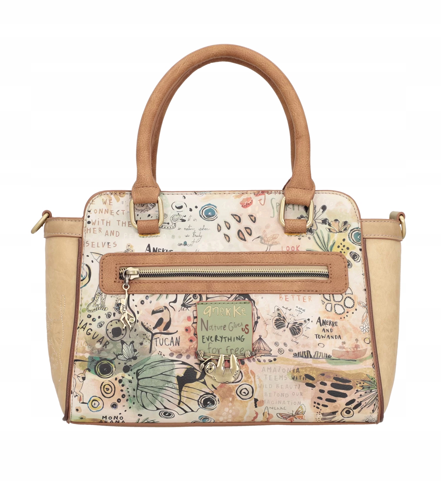 Anekke Amazonia- torebka na ramię, do ręki Materiał dominujący skóra ekologiczna