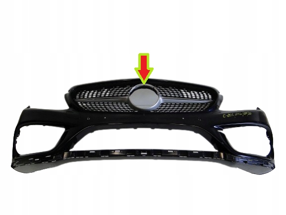 MERCEDES C KLASA 205 W205 GRILL ATRAPA DIAMENT AMG
