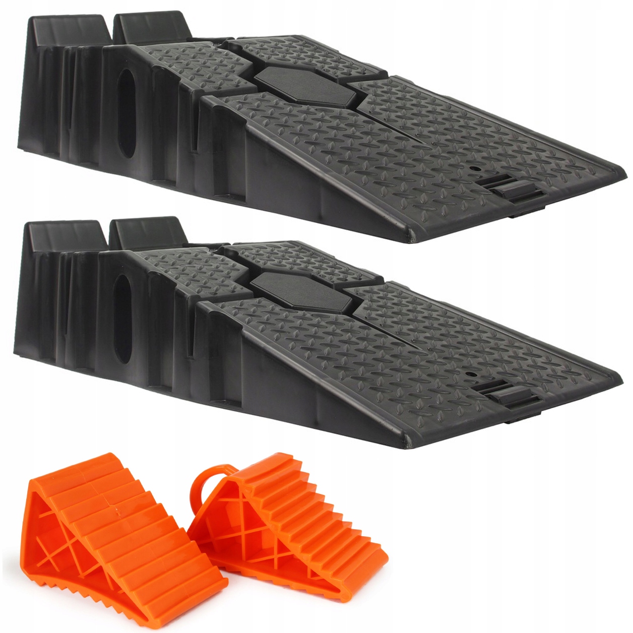 RAMPY NAJAZDY PODJAZD KLINY POD KOLO KOMPLET