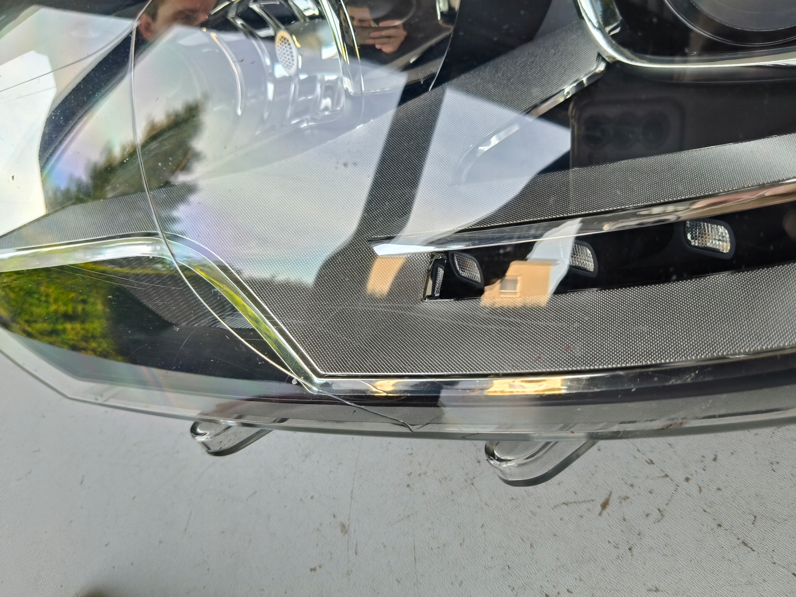 light left REFLEKTOR VW T5 7E 7E0 09-15 LIFT XENON LED