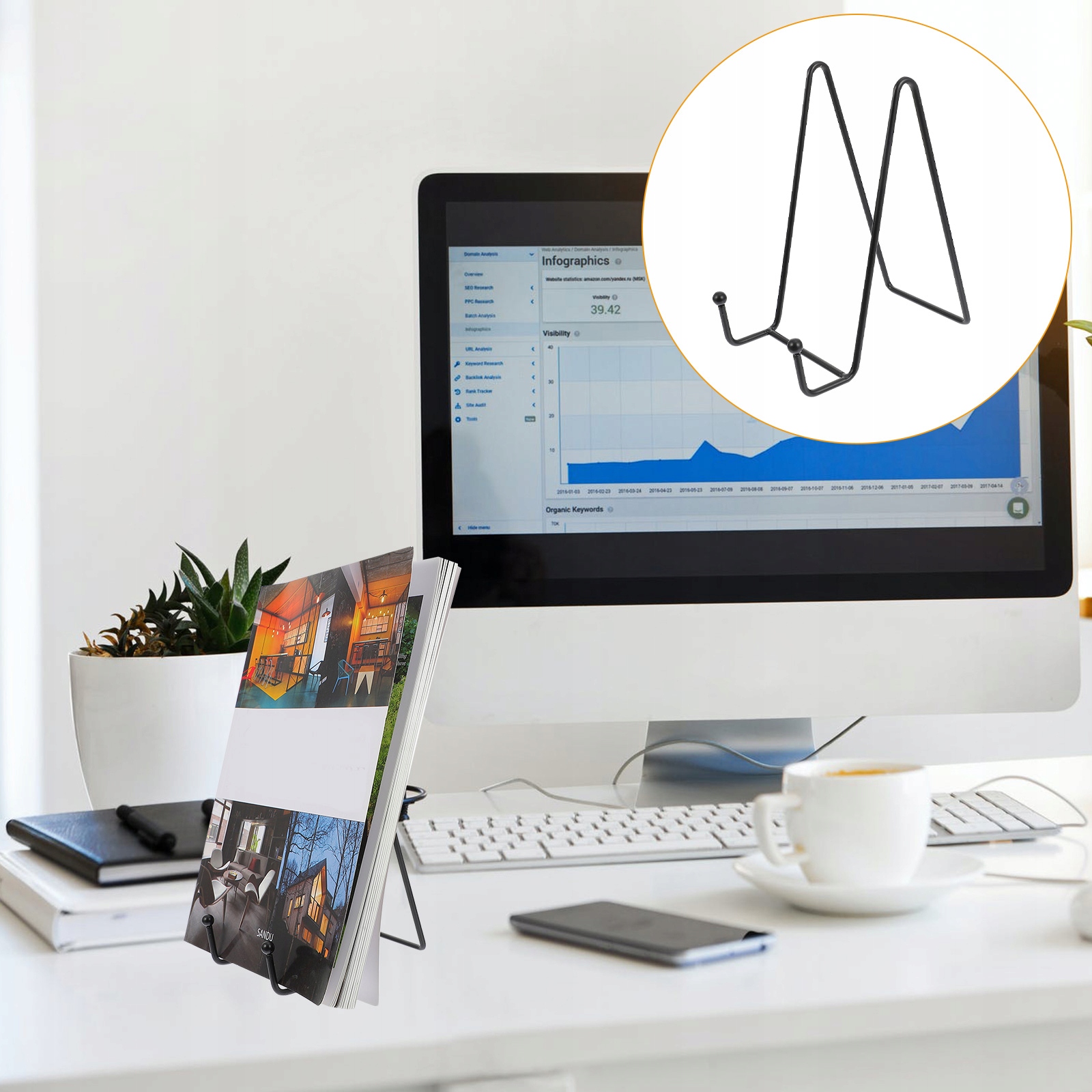 UCHWYT NA TALERZE PÓŁKA WYŚWIETLACZA STOJAK OZDOBNY Liczba elementów w zestawie 0 szt.