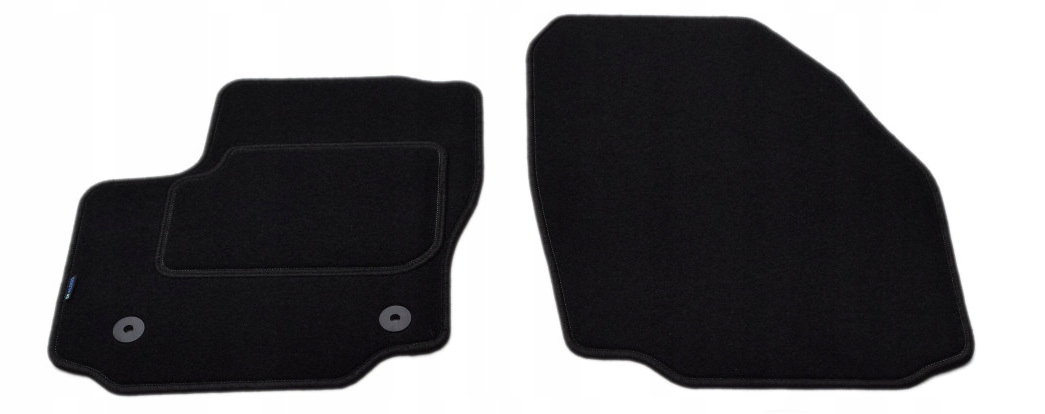 Ford Galaxy i S-Max 2012-2015r. Przednie dywaniki welurowe (czarne) Aldos