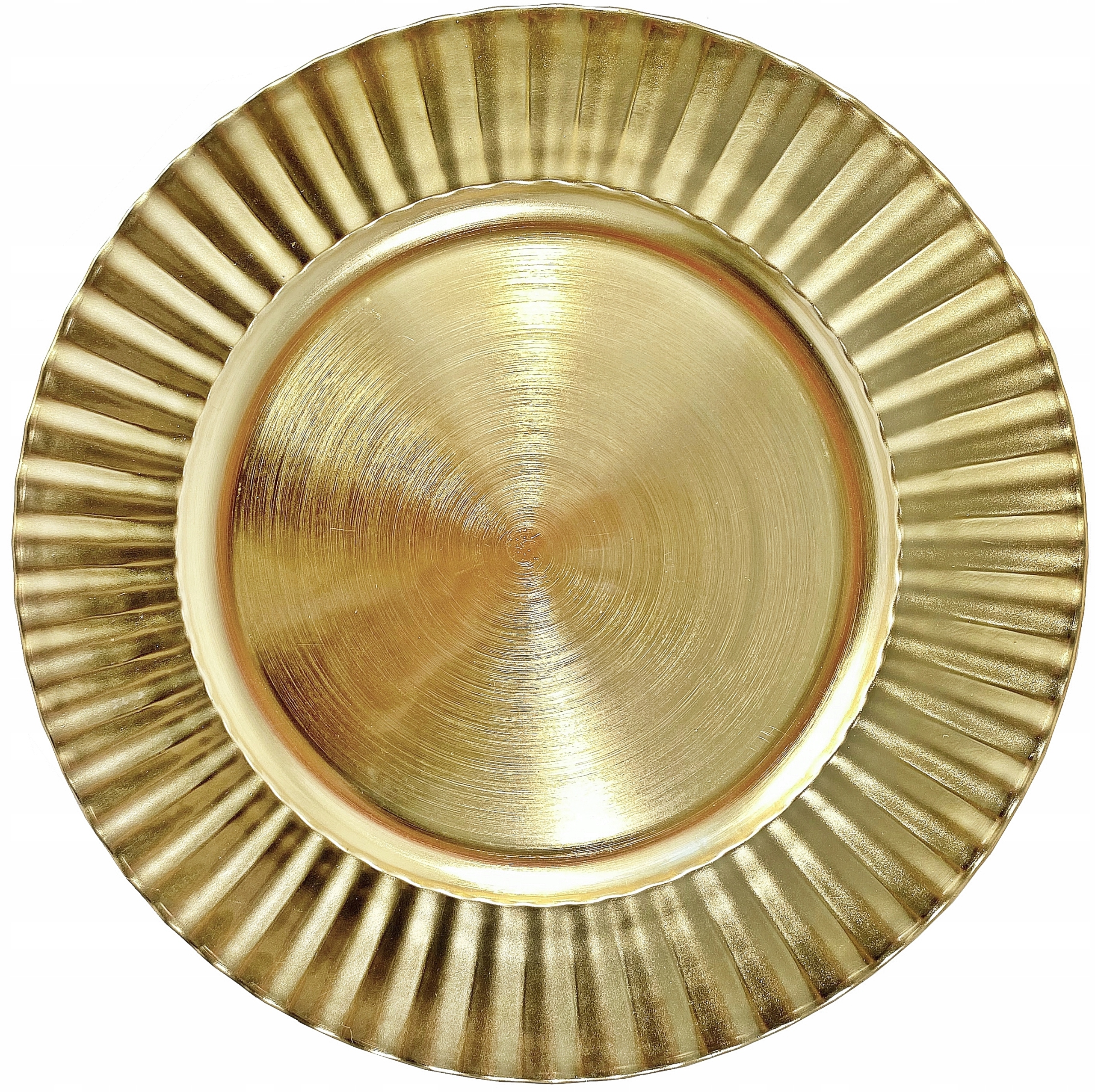 PODTALERZ ZŁOTA PODSTAWKA POD TALERZ Ø 33 taca