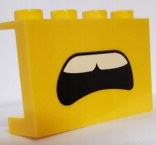 

Lego 14718pb032 Panel 1 x 4 x 2 Confused Mouth