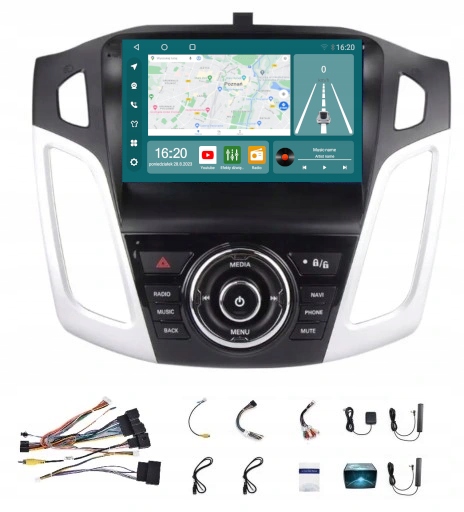 Navigační Rádio Gps Android Ford Focus 3 2010-2019 8 Gb 256 Gb Sim Modem