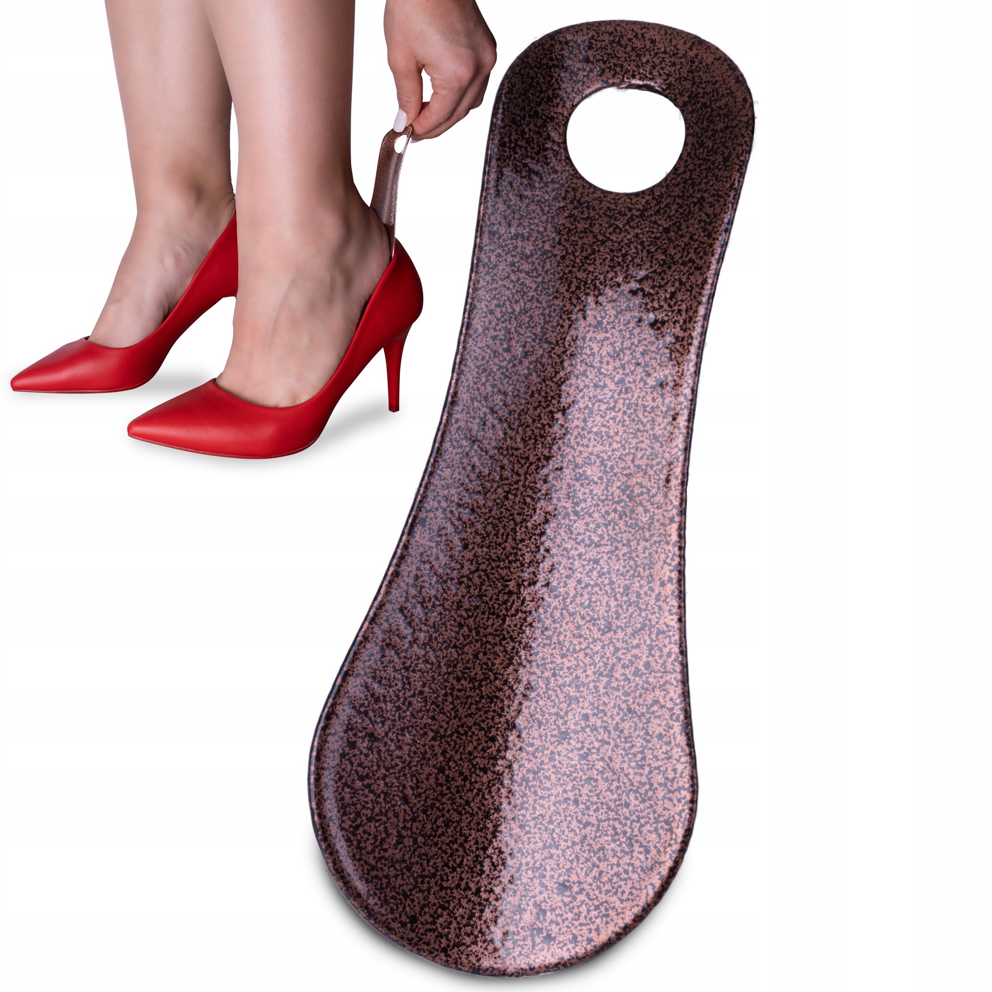 

Krótka podręczna łyżka do butów 12 cm
