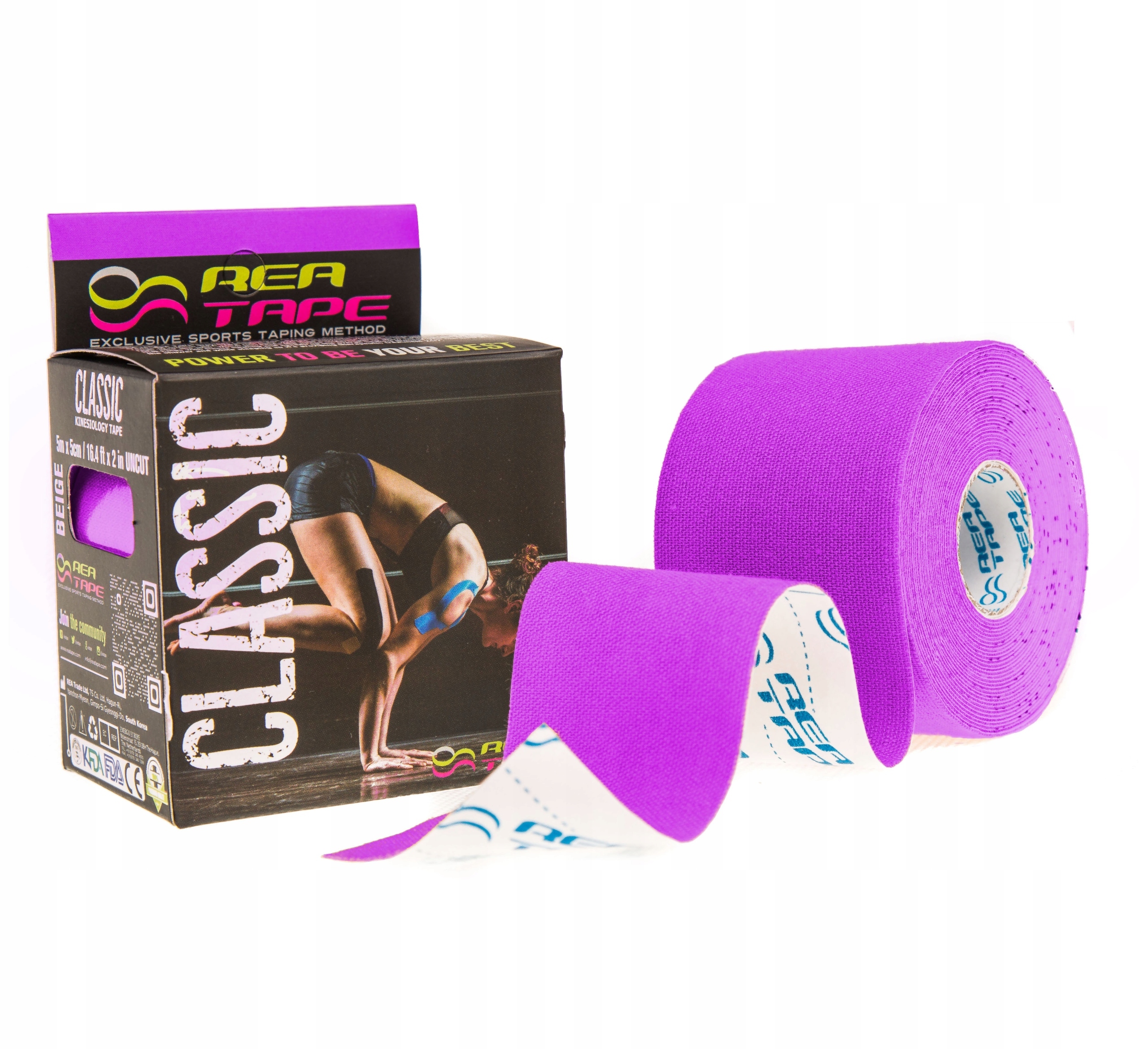 

Rea Tape kinesiology Plastry Tejpy Taśma sport