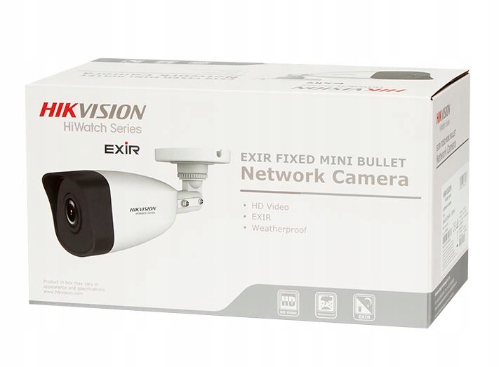 MONITORING KAMERY IP PoE HIKVISION 4Mpx ZEWNĘTRZNE Obiektyw stałoogniskowy