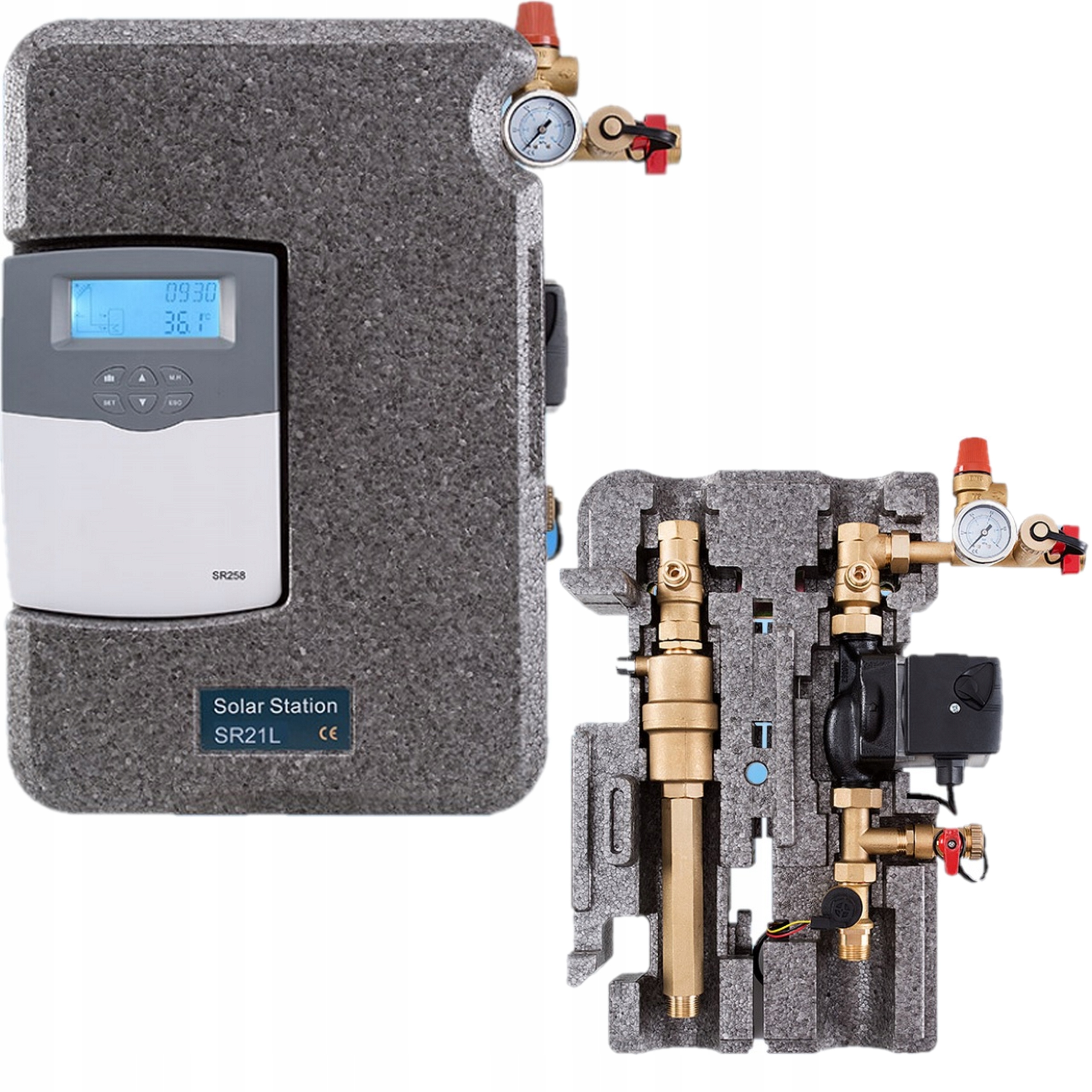 Solární dvoucestná čerpací skupina Ulrich SR21L-258 s ovladačem 15-65