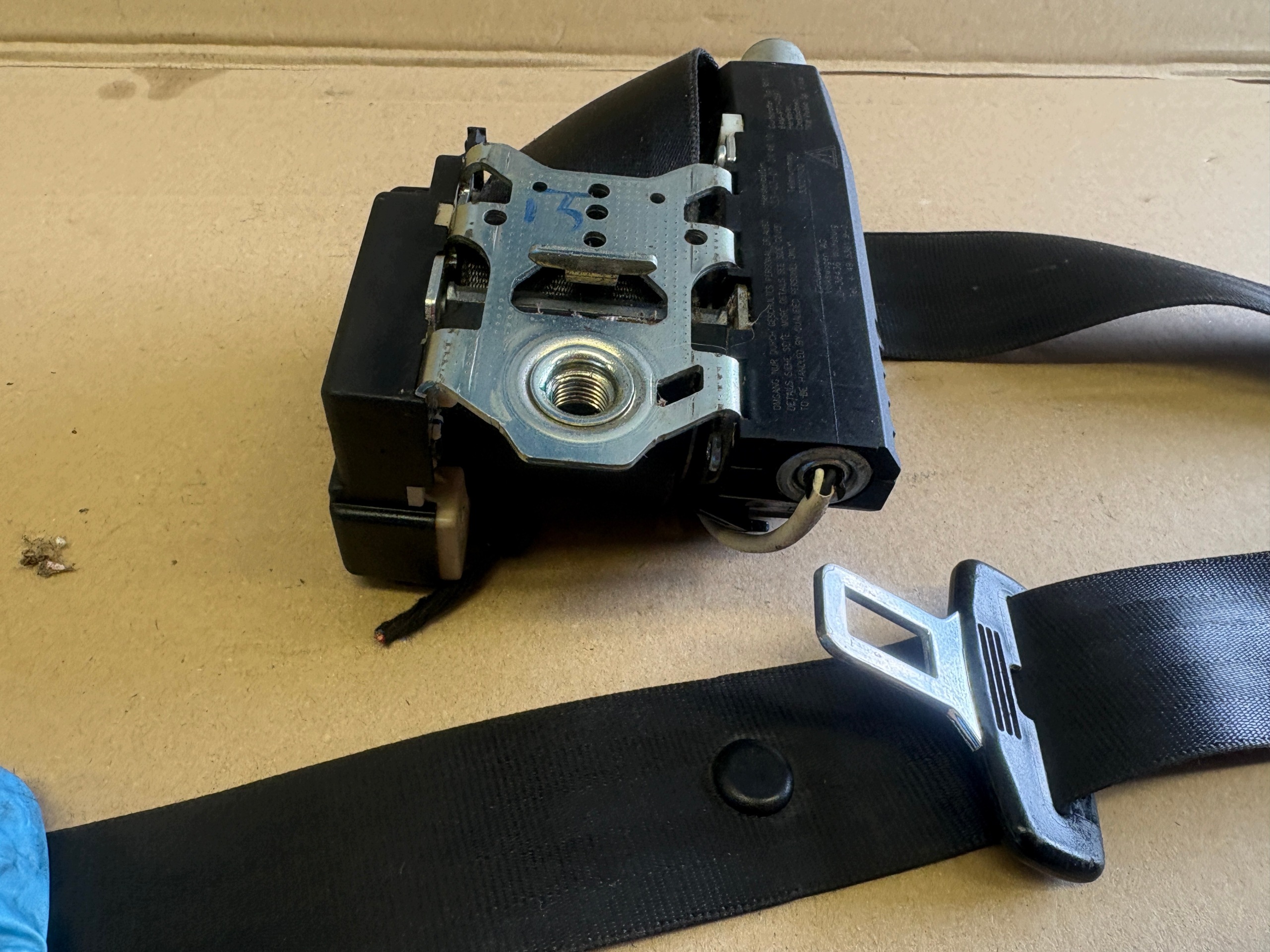 VW T5 tension belt safety right front 7H0857806F