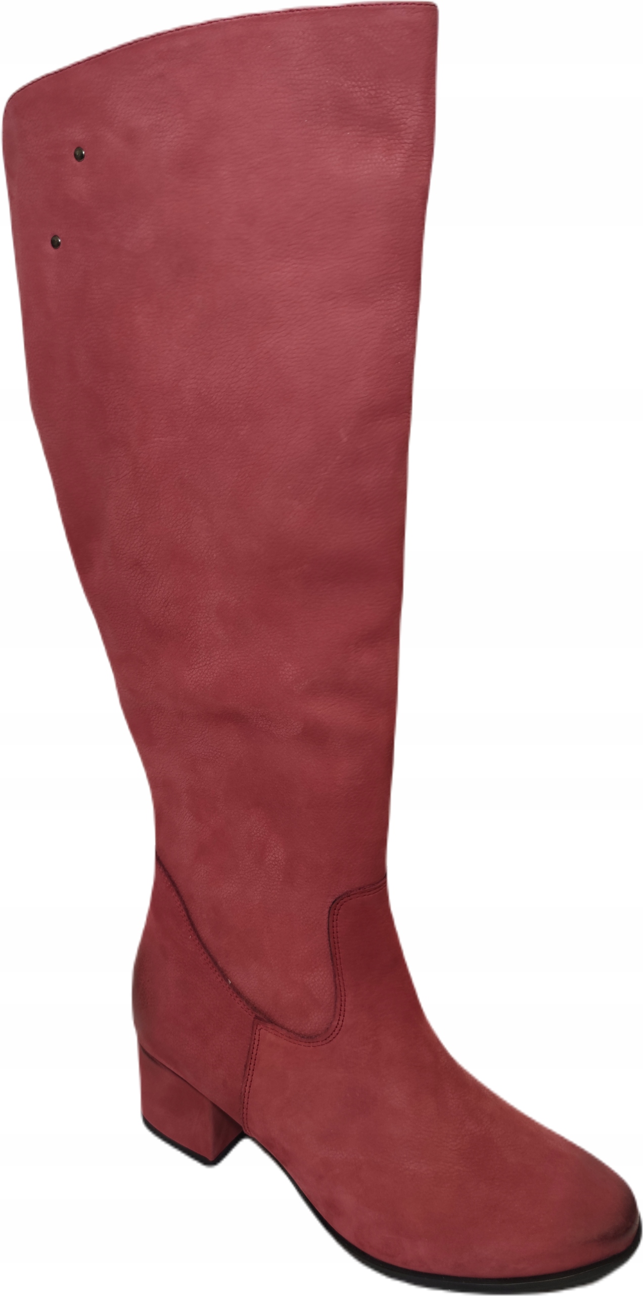 długie kozaki zamsz ANN-MEX 0425 BORDO R37 Kolekcja JESIEŃ-ZIMA