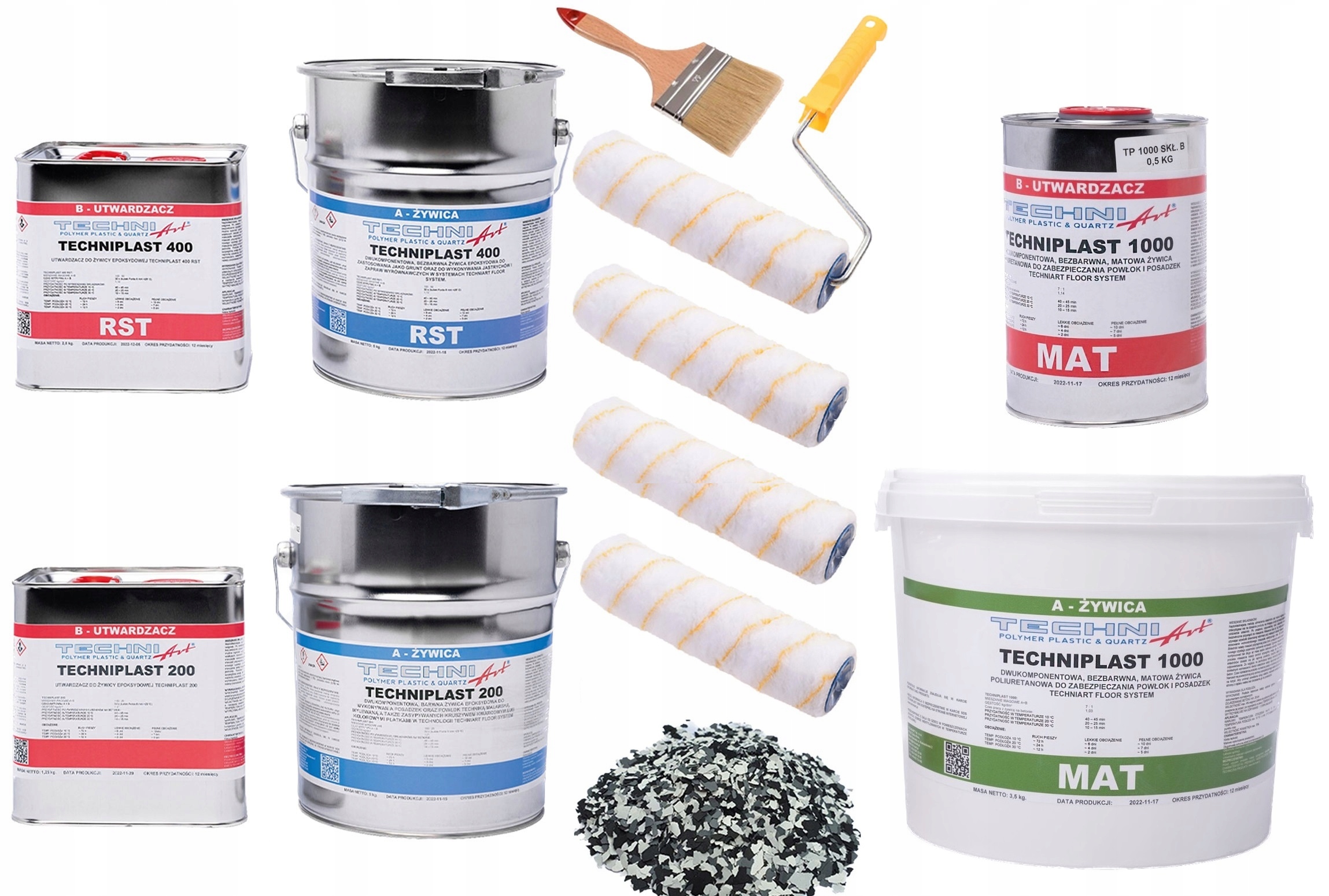 

Żywica na posadzkę podłogę efekt matowy 25m²