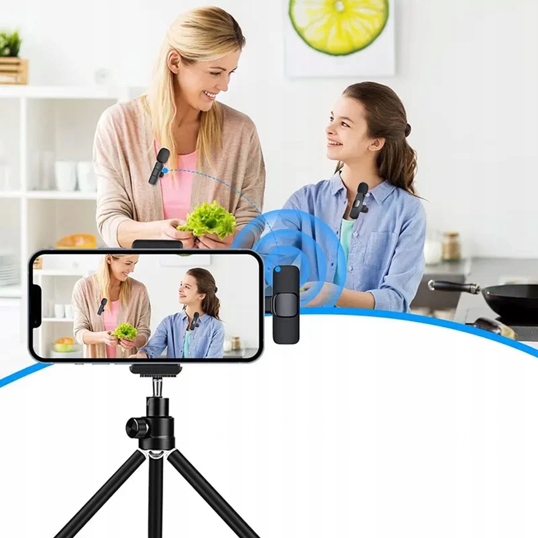 MIKROFON KRAWATOWY BEZPRZEWODOWY IPHONE BLUETOOTH USB C DO TELEFONU ANDROID Marka Spreest