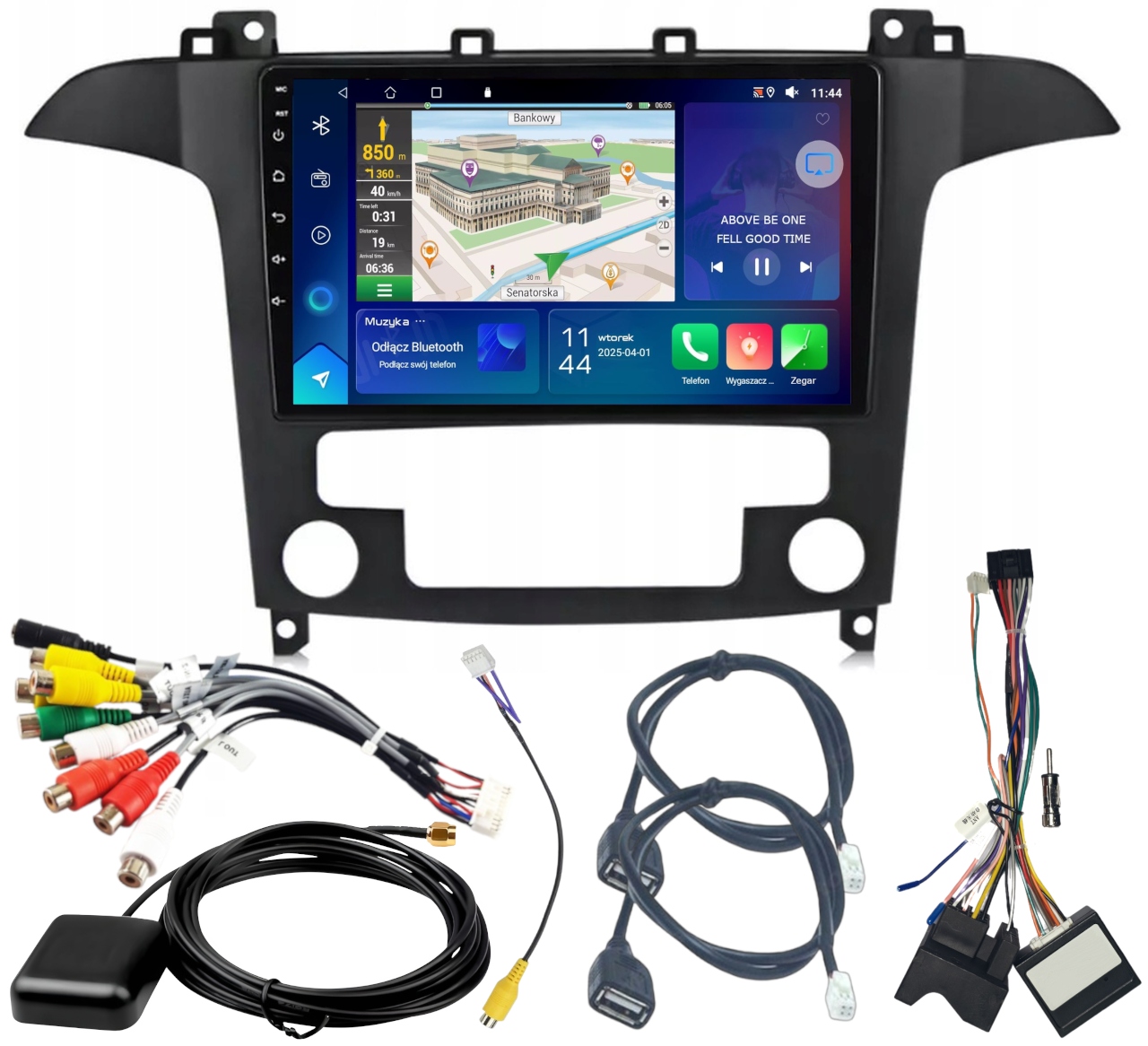 Autorádio Navigácia Ford Smax Galaxy Carplay Android Auto 2GB 64GB
