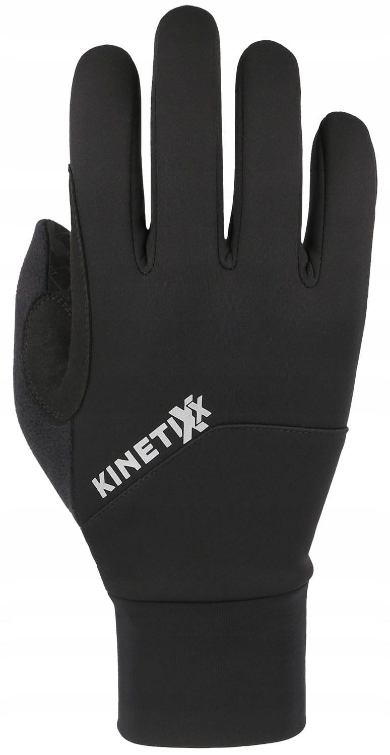 Rękawiczki rowerowe zimowe unisex Kinetixx Logan black roz. 8