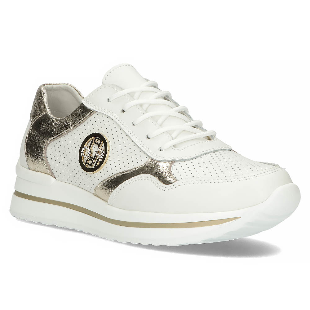 

Skórzane sneakersy Filippo DP3544/22 Wh Go r.40