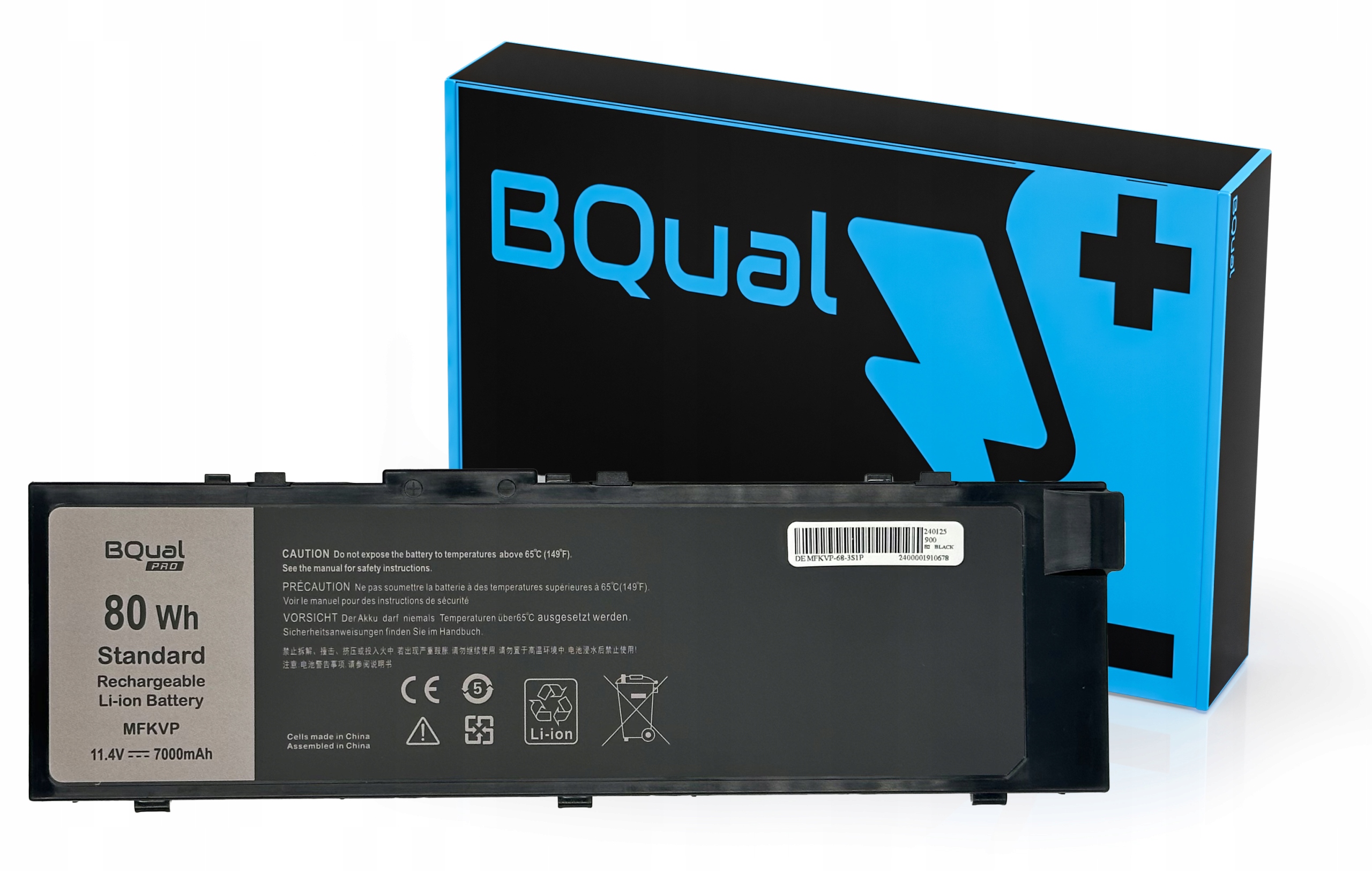 Bateria Mfkvp Do Dell Precision 7710 7520 7510 7720 M7510 M7710 7000mAh 80W